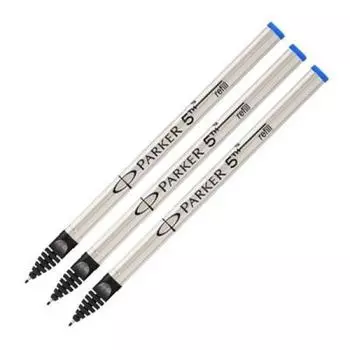 PARKER Refill Refill для ручки 5th Technology Pen, синий, 3 шт. (Изобретательность) (Перо F) [S1162722] синий