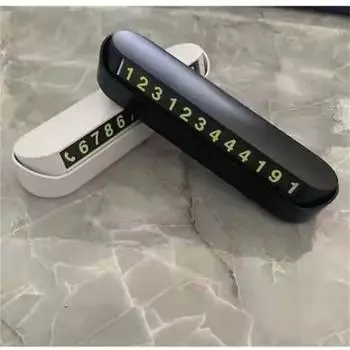 Parking Telephone Number Card Sunscreen Universal Solar Energy Car Decoration Accessories Parking Aid Durable Car Accessories