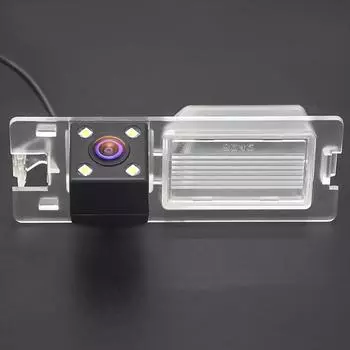 Парковочная камера для Fiat Grande Punto Fiat Punto Evo Avventura 3D 5D хэтчбек, камера заднего вида, камера номерного знака, 4 светодиода