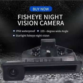 Парковочная камера заднего вида CCD Gold Car с ручкой багажника HD Reverse для BMW E60 E61 E70 E71 E72 E82 E88 E84 E90 E91 E92 E93 X5 X6 X1