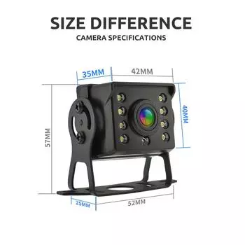 Парковочная универсальная автомобильная камера заднего вида с монитором для грузовиков, автобусов, 7 HD экранов, 1024*600, помощь при парковке, водонепроницаемая, безопасность