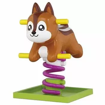 Парковое игровое оборудование для качания 2 Gacha Gacha Capsule Toy [4. Белка] (один предмет)