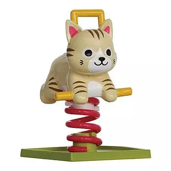 Парковое игровое оборудование для качания 3 Cat Gacha Gacha Capsule Toy [6. (коричневый тигр)] (один предмет)