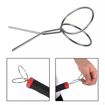 Парковый инструмент для извлечения зажима для мяча для гольфа Металлический зажим Принадлежности для практичного подборщика