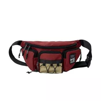 Парная нейлоновая нагрудная сумка для мужчин, поясная сумка для женщин, однотонная сумка через плечо красный