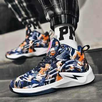 Парная обувь Кроссовки Баскетбольная обувь Удобная дышащая обувь Кроссовки для бега Теннисные туфли Размеры 35-45 35 жёлтый