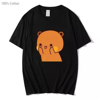 Парная одежда Забавное лицо Дуду Бле Бубу Счастливое лицо Графические футболки Мужская футболка Топы Хлопок Летние футболки S