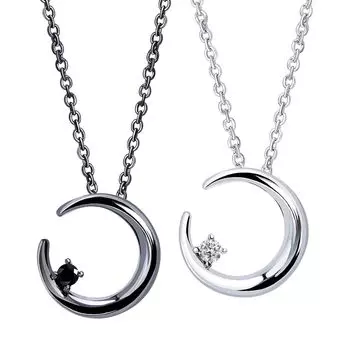 Парное ожерелье Luna [Лара Кристи] [Этикетка PAIR] cp5802-p белый