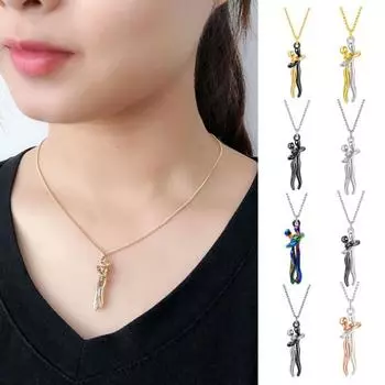 Парное ожерелье-объятие с подвеской «Вечная любовь», медные украшения, юбилейная годовщина Unity Trust Bond