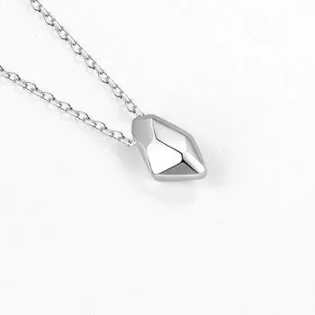 Парное ожерелье с камнем желаний для мужчин и женщин, универсальная индивидуальность, гравированная цепочка на ключицу