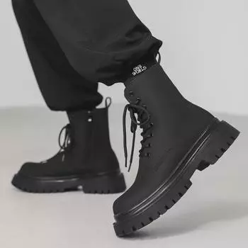 Парные ботинки Martin для мужчин и женщин, не могу надрать ботинок, сапоги из ревеня, осенние дышащие высокие рабочие ботинки, повседневные короткие ботинки 6516-R 38