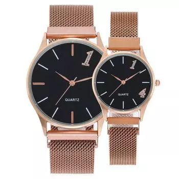 Парные часы, женские часы, мужские кварцевые часы, железные магниты, железные магниты для ленивых людей