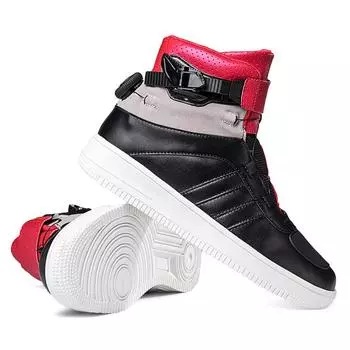 Парные износостойкие мотоциклетные ботинки большого размера, дышащая уличная противоскользящая профессиональная тренировочная мотоциклетная обувь 37 чёрный