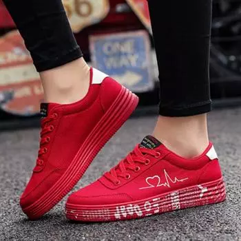 Парные парусиновые туфли унисекс для досок на толстой подошве износостойкие повседневные туфли 35 чёрный