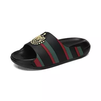 Парные сандалии Новые повседневные тапочки большого размера мужские туфли на толстой подошве легкие женские сандалии из ЭВА Модные спортивные пляжные туфли шлепанцы 36