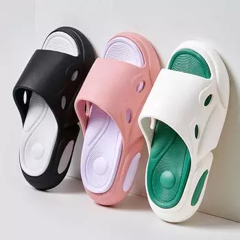 Парные сандалии тапочки женские летние уличные повседневные спортивные модные удобные мягкие на толстой подошве пляжные тапочки 36-37 белый