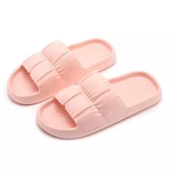 Парные шлепанцы, летние повседневные тапочки, уличные пляжные сандалии, удобная обувь из ЭВА на плоской платформе, женская обувь на толстой подошве 44-45 белый