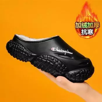 Парные тапочки Мужские тапочки Домашние хлопковые туфли Увеличивающие рост Толстая подошва Модные универсальные Легкие Модные Новое поступление 36-37 бежевый