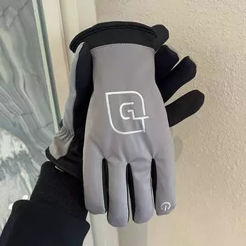 Парные зимние перчатки, универсальные для мужчин и женщин, утолщенные бархатом, теплые, ветрозащитные, морозостойкие, водоотталкивающие, для велоспорта One size