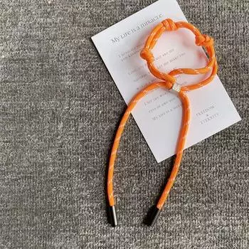 Парный браслет из нейлоновой веревки, плетеный браслет, цветной браслет, ювелирные изделия для женщин