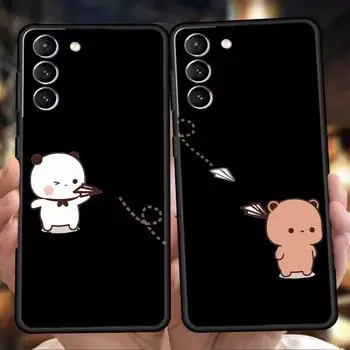 Парный черный и белый чехол для телефона Love Sun Moon для Samsung Galaxy S24 S23 Ultra S22 S21 S20 FE 5G S10 S10E S9 Plus S8 Samsung S10 Plus