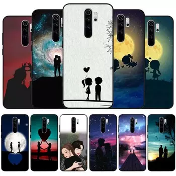 Парный черный силиконовый чехол для телефона Redmi note 8 7 Pro S 8T для redmi 9 7A Cover Shell Redmi 4A