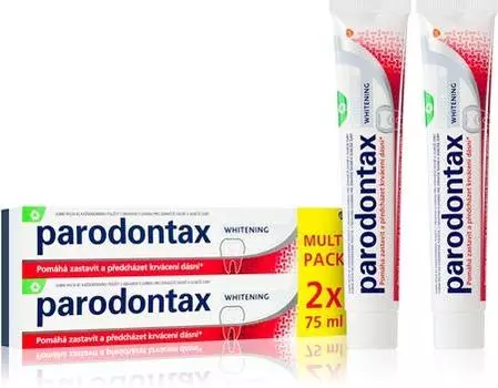 Parodontax Whitening dentifrice blanchissant contre les saignements de gencives TU прозрачный
