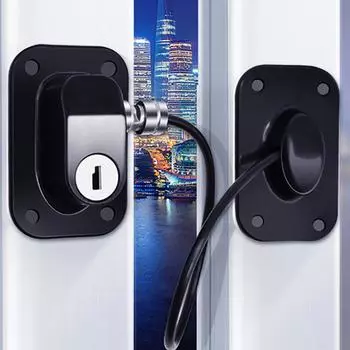 Пароль Детский замок безопасности Защита дома Безопасность Окна Безопасность Замок 4-круглый шифр Оконный замок для домашнего холодильника