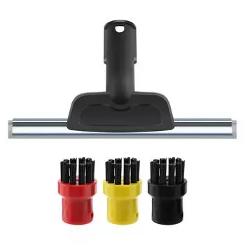Пароочиститель для очистки стекол Насадка для окон Круглая щетка для Karcher SC1 SC2 SC3 SC4 SC5 CHINA
