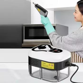 Пароочиститель с сенсорной кнопкой 15 сек. Нагрев Мощная чистящая машина для пола Паровая очистка