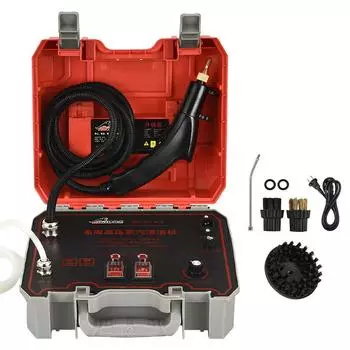 Пароочиститель высокого давления и температуры, кухонная вытяжка 4 бара, интеллектуальная машина для чистки, импульс высокого давления EU plug белый