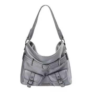 Паропаро Фэнтези Серебряный Пурпурный! 25 Новинка Сумки-тоут большой вместимости Женская многокарманная сумка Работа Рабочая одежда Сумка-ведро Aurora silver purple [excluding bag hanging]]