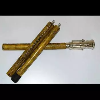 Паровая хромированная телескопическая головка, кожаная трость для ходьбы, новый дизайнерский подарок