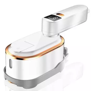 Паровая одежда Супер большой непрерывный впрыск пара Складки запускается через 9 Большая емкость 180 мл Цифровой объем пара Максимальный объем ручки Можно сложить