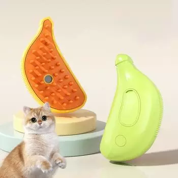 Паровая щетка для кошек и собак, электрический спрей, противоразлетающиеся волосы, кошачьи щетки, расческа для ухода за домашними животными, зарядка от USB, массажная расческа для кошек, расчески для удаления волос, уход за домашними животными