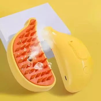 Паровая щетка для кошек, паровая щетка для собак, 3 в 1, электрическая щетка-распылитель для массажа, расческа для ухода за домашними животными, расчески для удаления шерсти