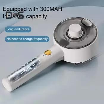 Паровая щетка для кошек, самоочищающаяся расческа для удаления шерсти, гребень для вычесывания шерсти, щетка для ухода за домашними животными, щетка для кошек, собак, кроликов белый