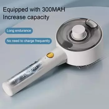 Паровая щетка для кошек, самоочищающаяся расческа для удаления шерсти, гребень для вычесывания шерсти, щетка для ухода за домашними животными, щетка для кошек, собак, кроликов белый