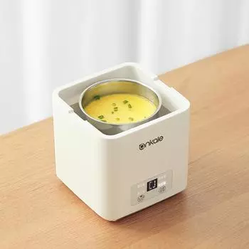 Пароварка для 4 яиц, многофункциональная электрическая яйцеварка с функцией быстрого приготовления, автоматическое отключение, универсальные инструменты для приготовления омлета, кухонная утварь для завтрака EU белый