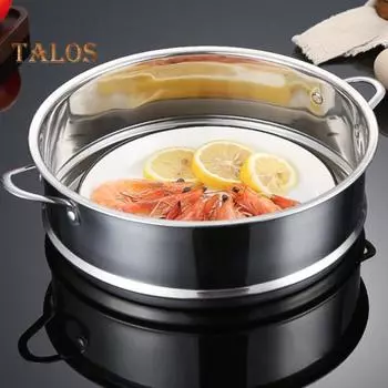 Пароварка для еды, удобная очистка, нижняя часть приготовления, гладкая, практичная пароварка для овощей из нержавеющей стали, товары для дома S