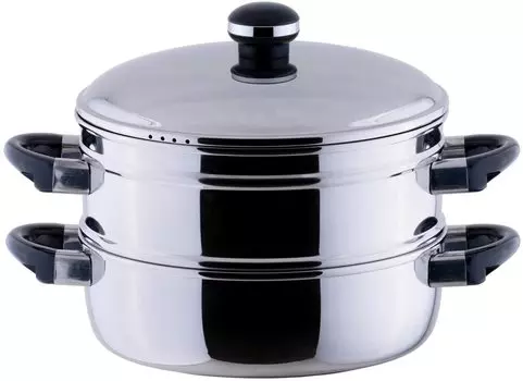 Пароварка для предметов Miyazaki Seisakusho 28 см, сделано в Японии, 5 лет гарантии, совместима с IH, легкая, OJ-19-1S