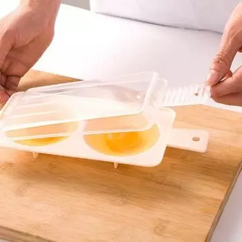Пароварка для яиц Легко чистить Широкое применение Пластик Полезный Съемный Компактный для дома