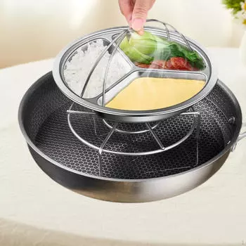 Пароварка из нержавеющей стали премиум-класса для приготовления пищи S