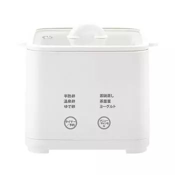 Пароварка nikome, устройство для приготовления вареных яиц, ковш для йогурта Chawanmushi, простая экономия времени, многоразовая яйцеварка NKM-MES01 белый