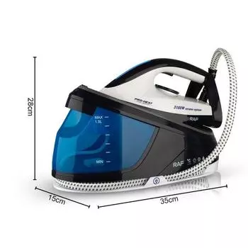 Паровой и сухой утюг 3100 Вт, крепящийся к бутылке с давлением Blue European gauge 220V(EU)