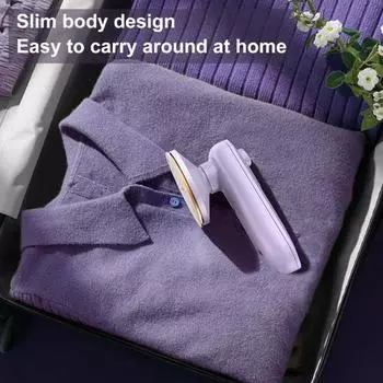 Паровой утюг Компактный ABS Высокоэффективный фиолетовый