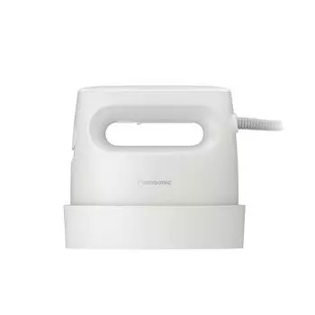 Паровой утюг Panasonic, отпариватель для одежды, цвет бежевый, мощный пар, 3 уровня регулировки температуры, 2 режима, можно отжимать, дезодорировать, дезинфекция, оставить включенным