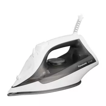 Паровой утюг Panasonic с сетевым кабелем NI-S100-H, серый, легкий, с большим резервуаром