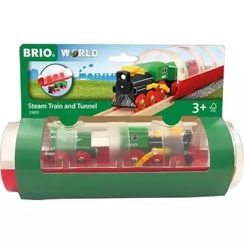 Паровоз BRIO и туннель 33892
