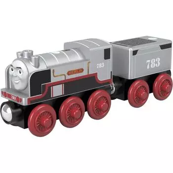 Паровозик Томас из серии деревянных рельс Merlin для детей от 2 лет и старше, сертифицированный SFC игрушечный деревянный транспорт GGG66, подлинный оригинал из Японии